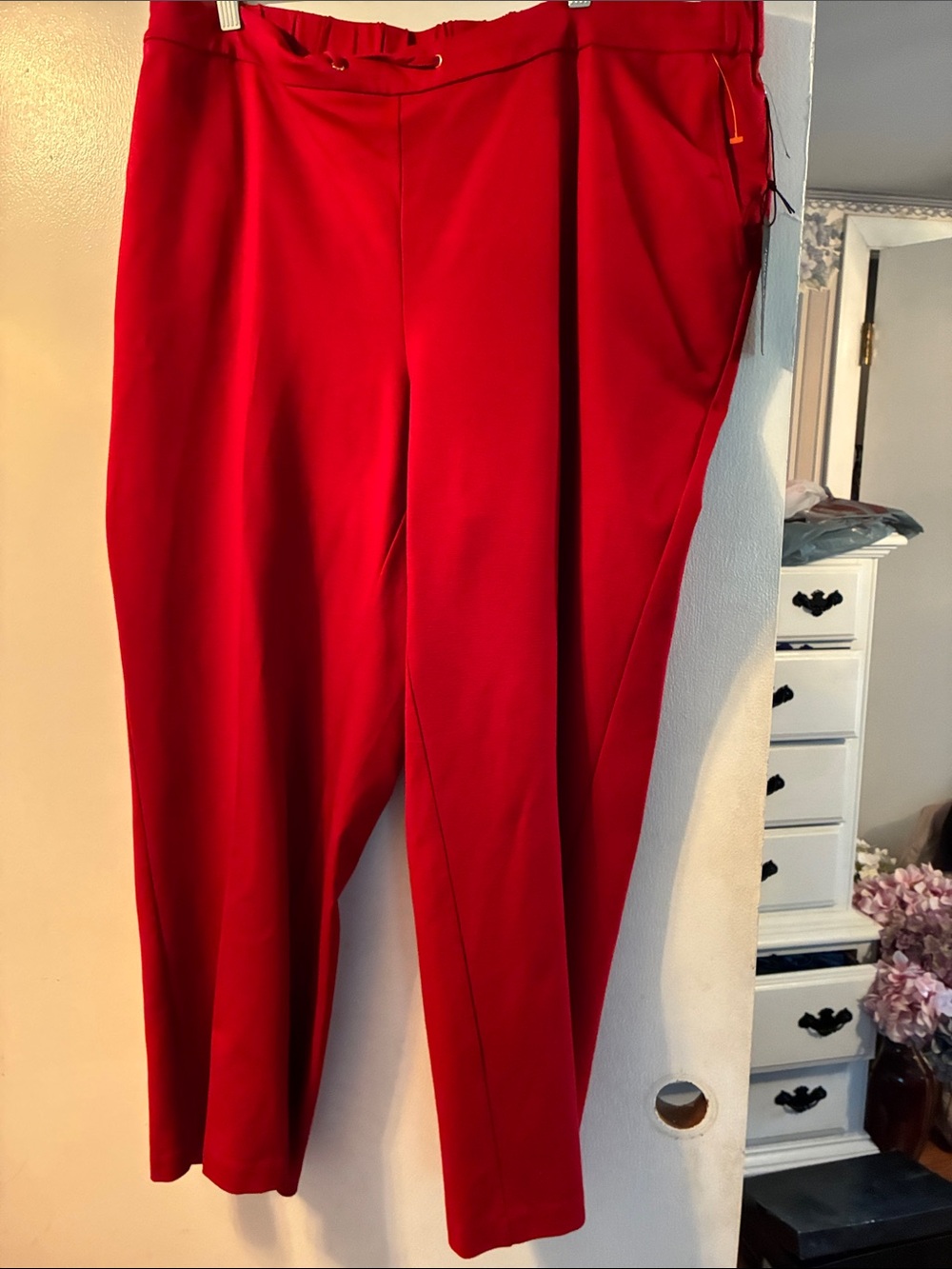 Jones New York Bright Red Pants NWT Size 2X